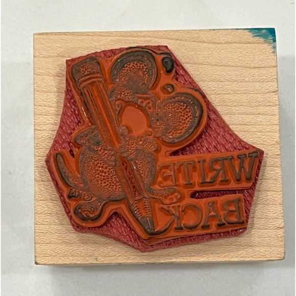 RUBBER STAMPS LOT OF 4:Impressive Stamps, Hero Arts 1987 & Mostly Animals Bundle - Picture 5 of 9